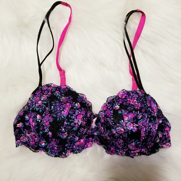PINK Victoria's Secret Other - PINK Victoria's Secret push up floral bra 32B